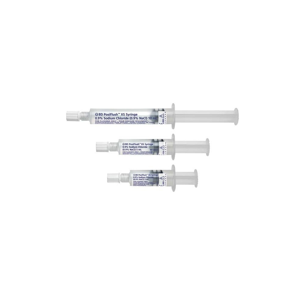 BD POSIFLUSH XS système rinç NaCl 0.9% 240 x 5 ml