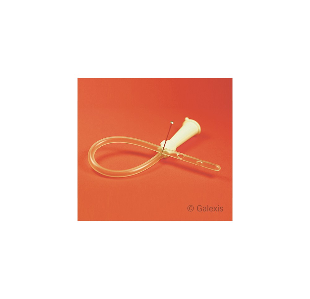 QUALIMED sonde vési CH14 18cm femme pvc st 100 pce