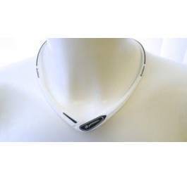 PHITEN sport collier cross 43cm blanc noir