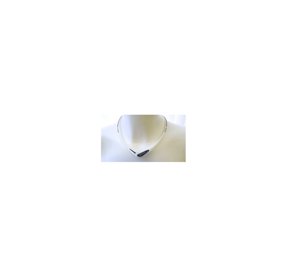 PHITEN sport collier cross 50cm blanc noir