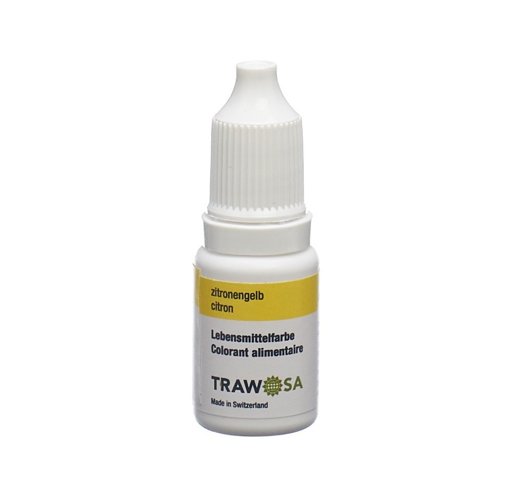TRAWOSA colorant alimentaire citron 10 ml