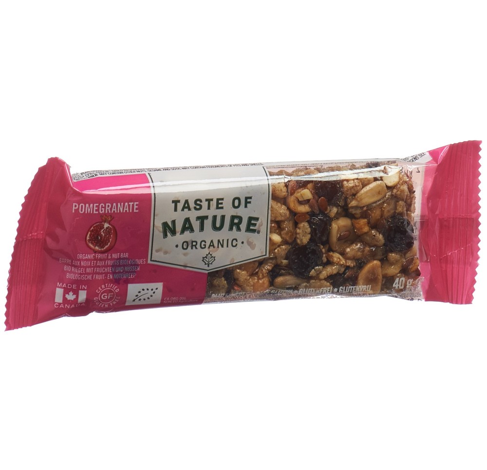 TASTE OF NATURE barre Pomegranate 40 g
