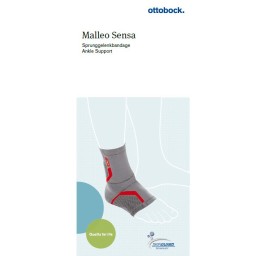 MALLEO SENSA chevillère L droit gris perle
