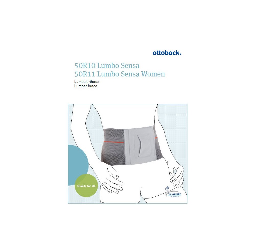 LUMBO SENSA bandage dorsal XL women