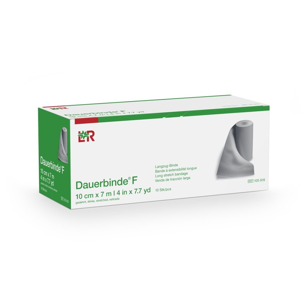 L+R bande élastique permanent F 12cmx7m 10 pce