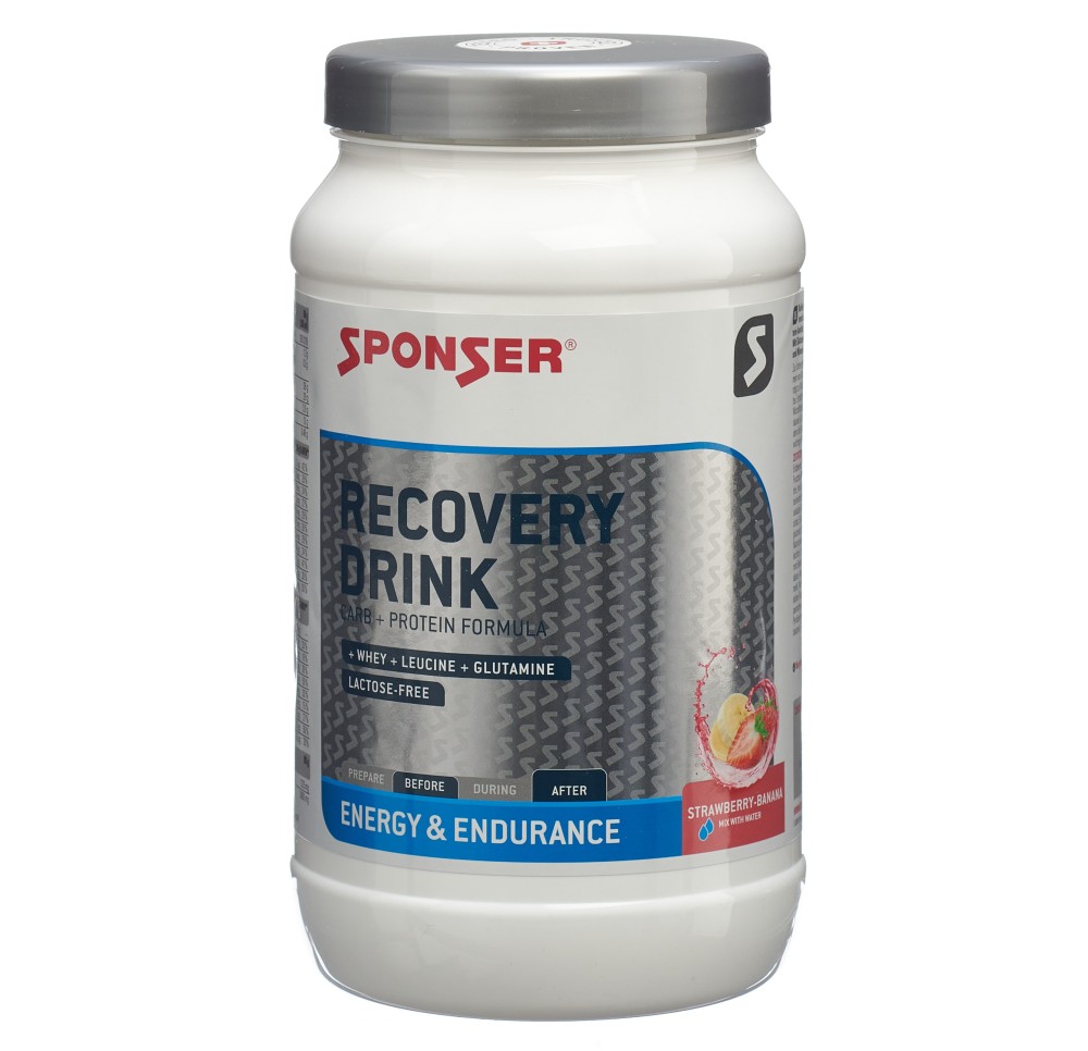 SPONSER Recovery Drink Strawberry-Banana 1200 g