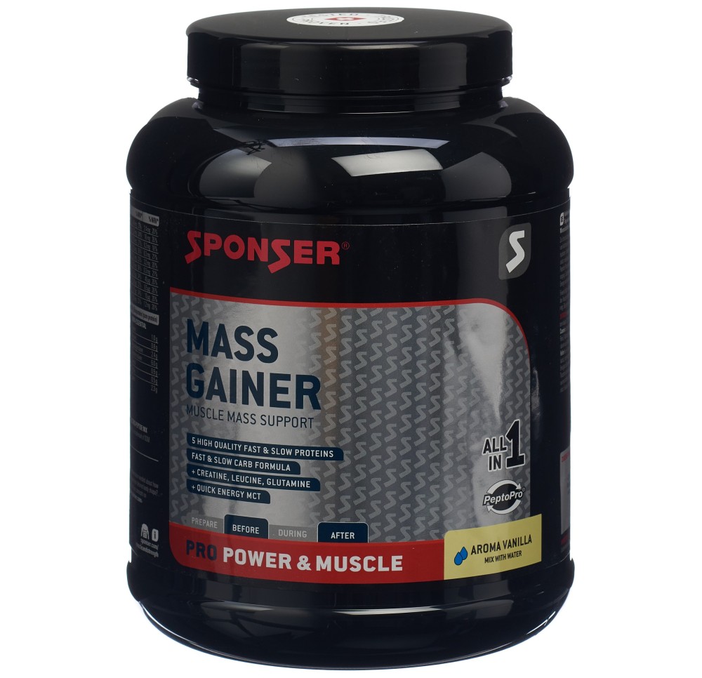SPONSER Mass Gainer Vanilla bte 1200 g