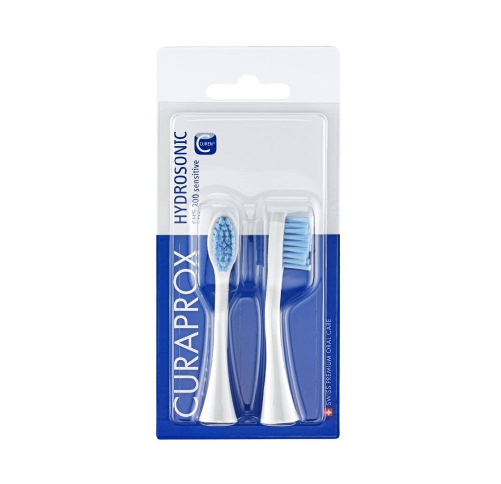 CURAPROX CHS 200 tête brosse sensitive 2 pce