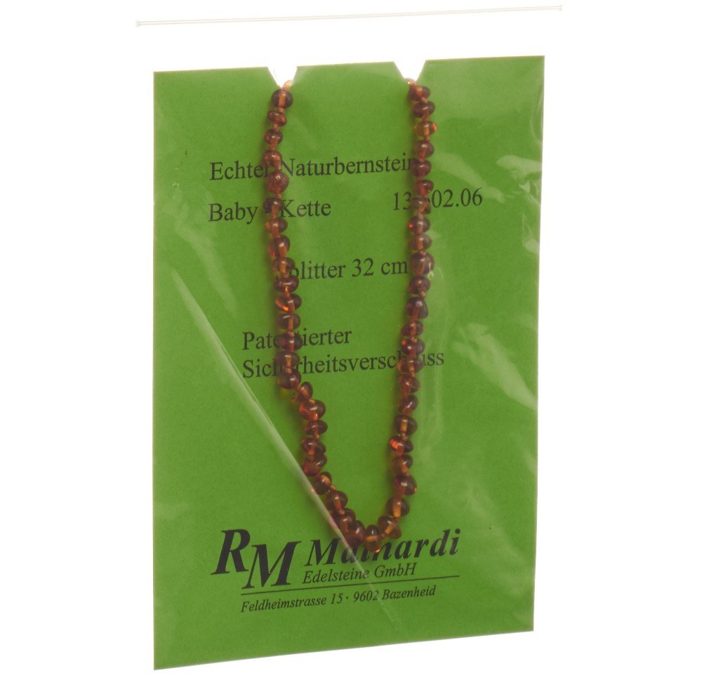 MAINARDI ambre natur 32cm échard fermeture sécu
