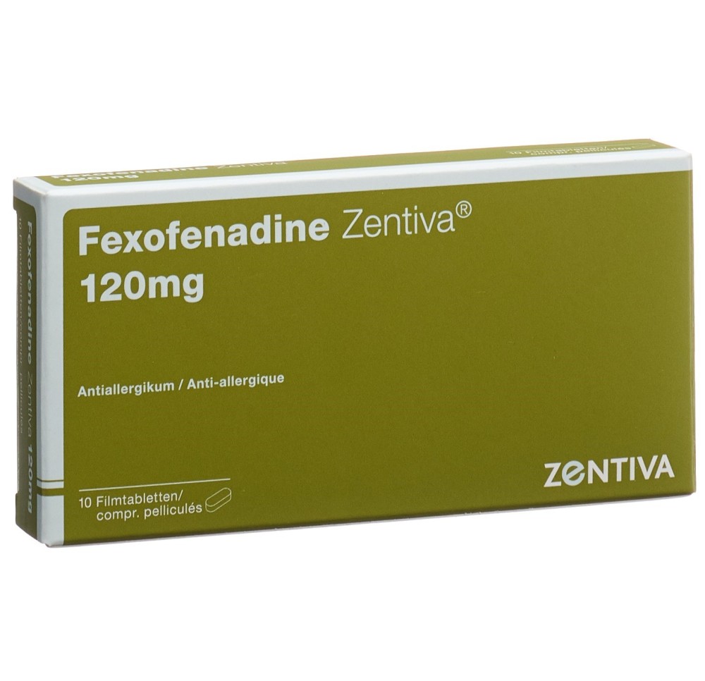 FEXOFENADINE Zentiva cpr pell 120 mg 10 pce