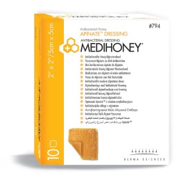 MEDIHONEY Antibact Apinate Dress 5x5cm 10 pce