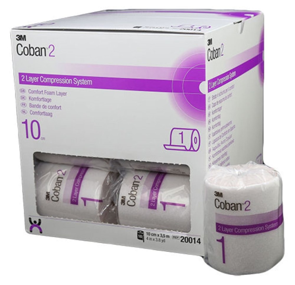3M COBAN 2 Lymph comfort layer 10cmx3.5m 18 pce