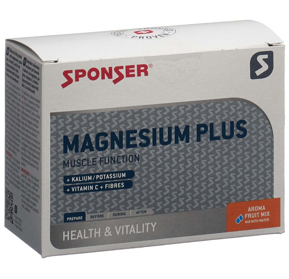 SPONSER Magnesium Plus Fruit Mix 20 sach 6.5 g