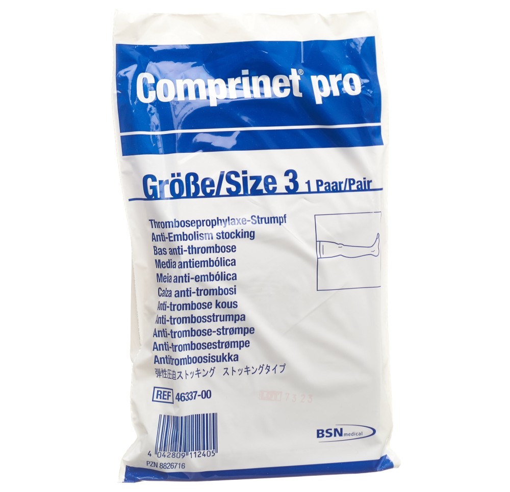 COMPRINET PRO thrombo a-g Gr1 norm blanc 1 paire