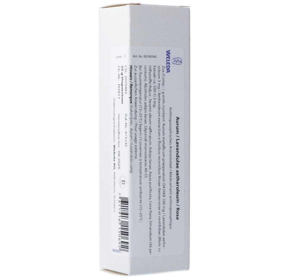 WELEDA aurum/lavandulae aeth/rosa crème 25 g