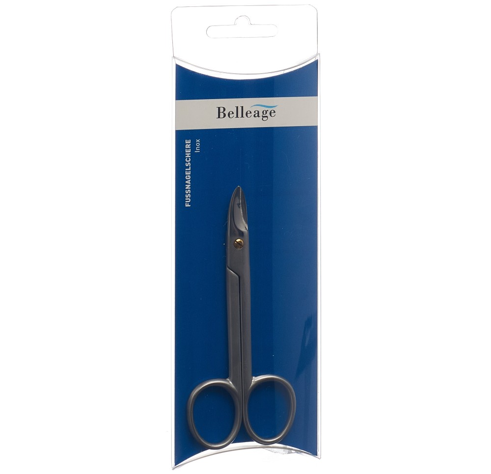 BELLEAGE ciseaux ongles pieds inox