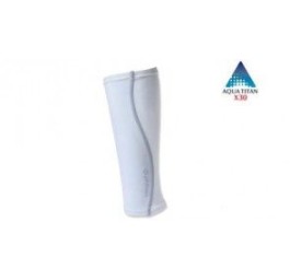 PHITEN X30 power calf sleeve L blanc/gris 2 pce