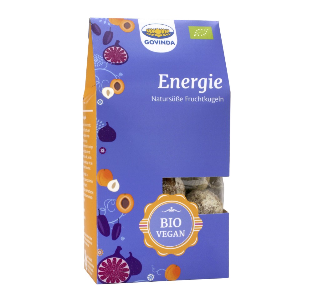 GOVINDA boules fruits d'énergie bio 120 g
