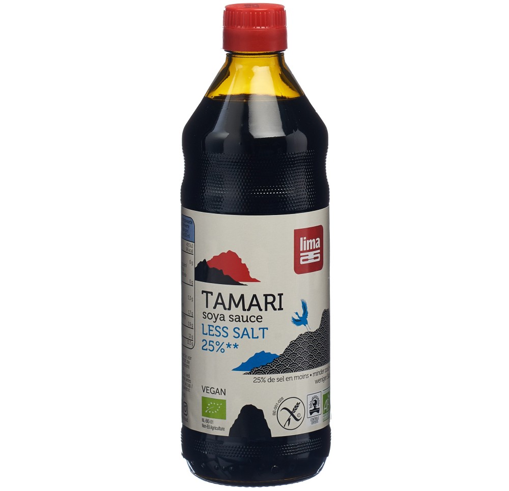 LIMA Tamari 25% de sel en moins fl 500 ml