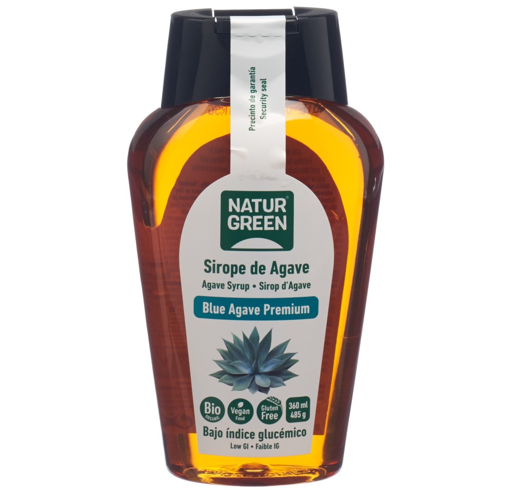 NATURGREEN sirop d'agave pur bio 360 ml