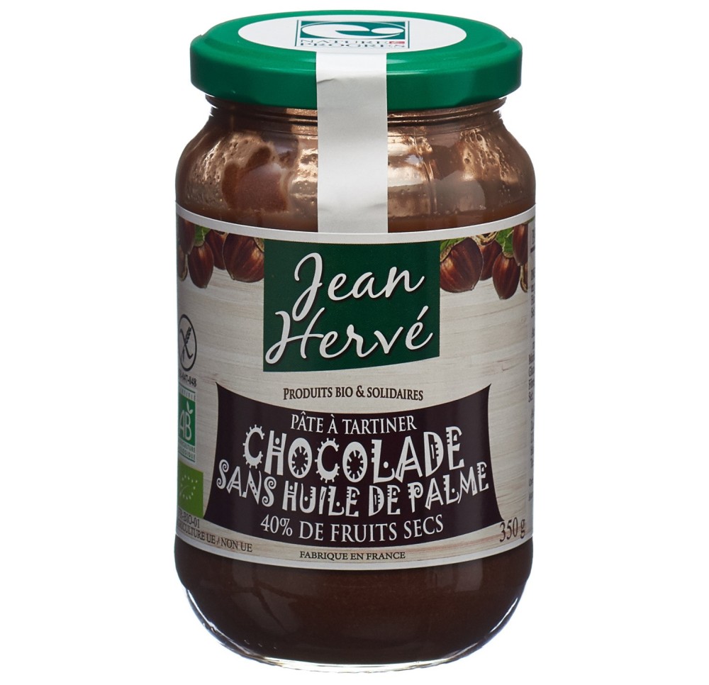 JEAN HERVE Chocolade sans huile de palme 350 g