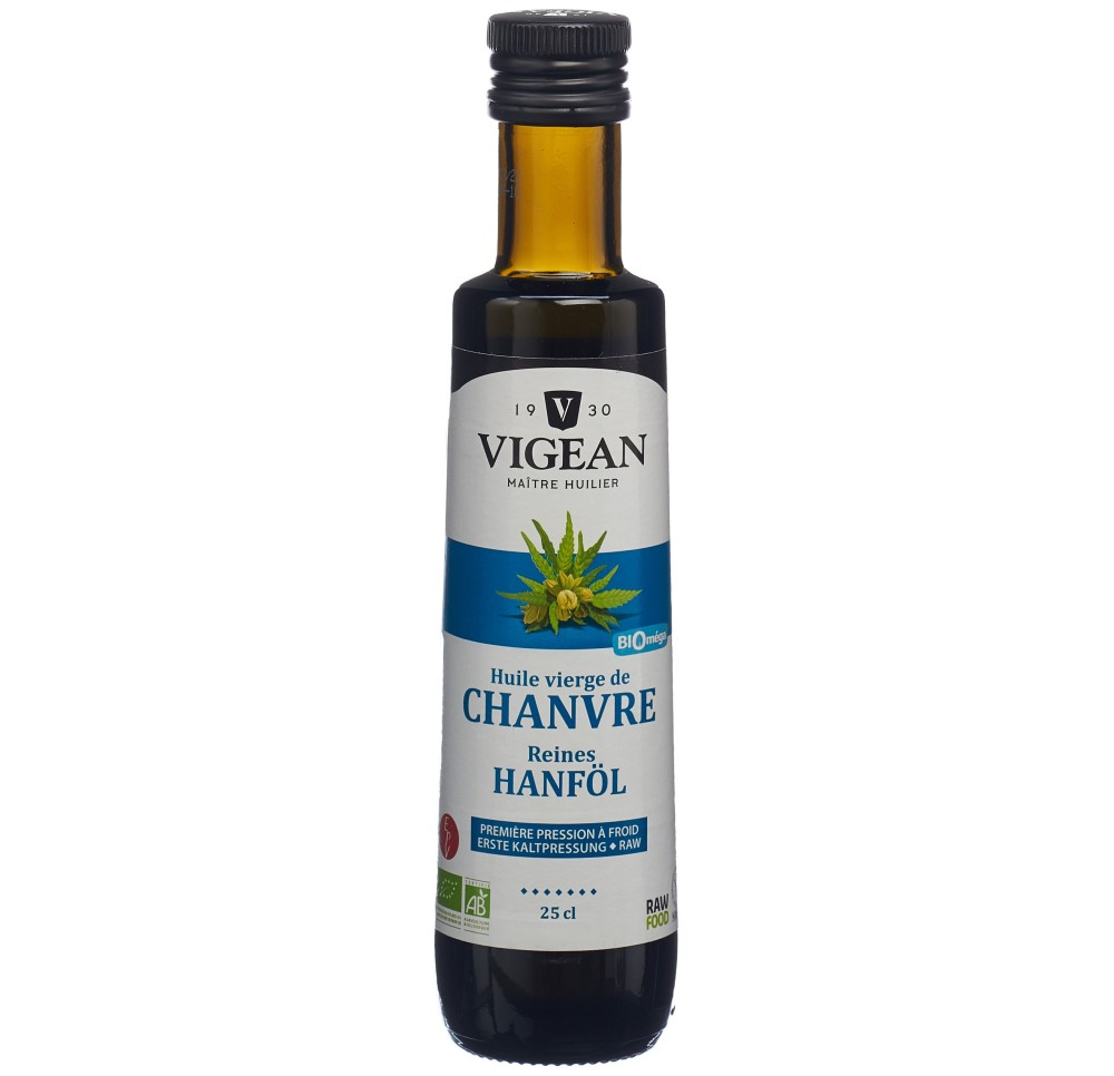 VIGEAN huile vierge de chanvre bio fl 250 ml