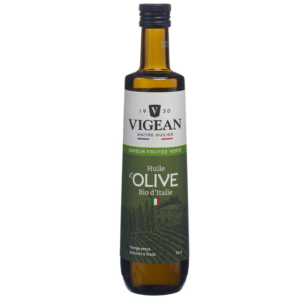 VIGEAN huile d'olive fruitée d'Italie 500 ml