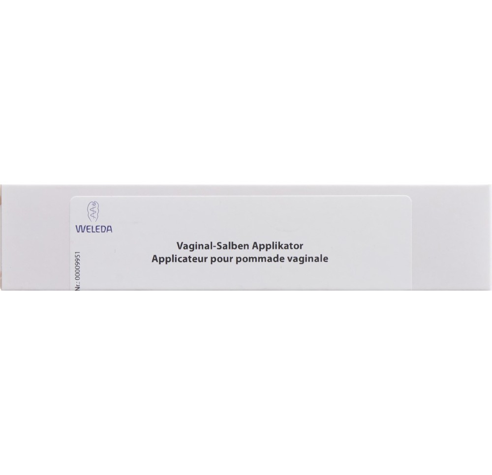 WELEDA applicateur vaginal pommade 3 pce