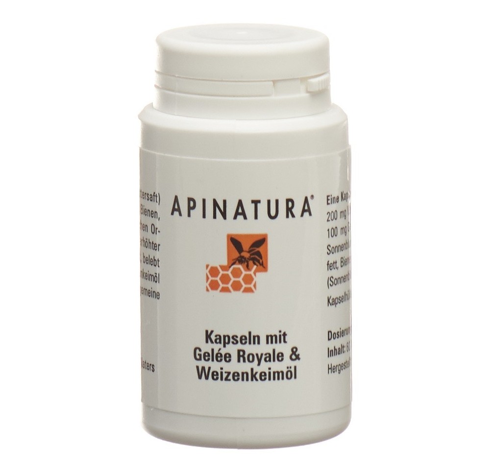 APINATURA gelée royale huile germe blé caps 60 pce