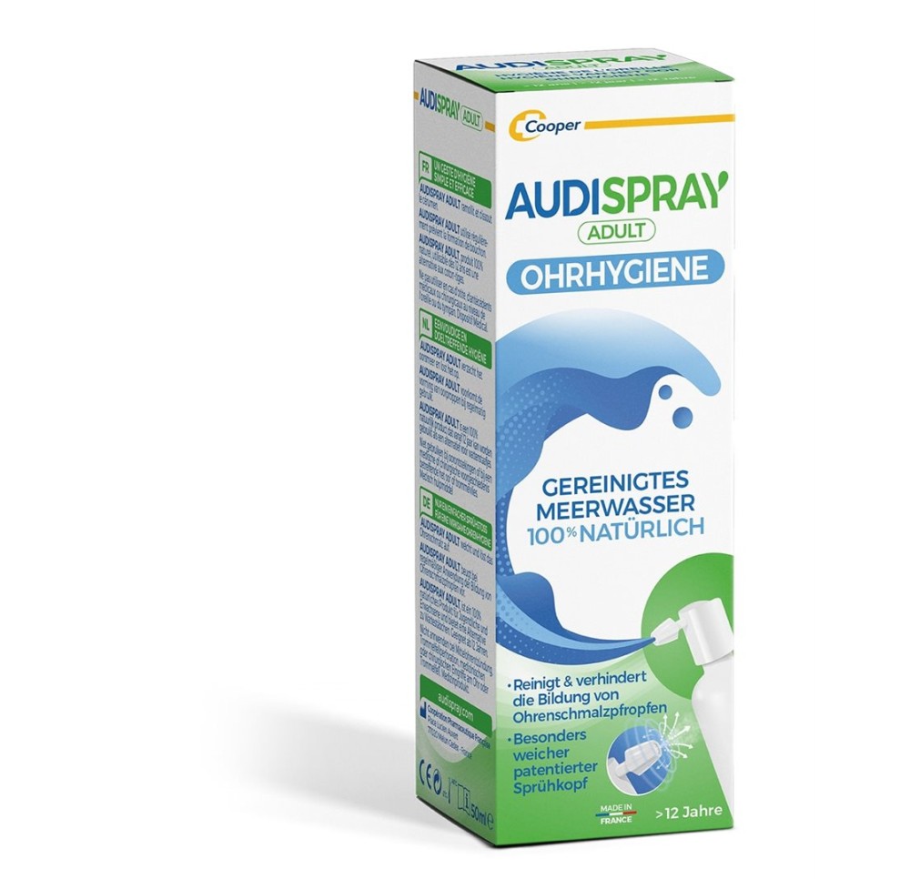 AUDISPRAY Adult Hygiène des oreilles spr 50 ml