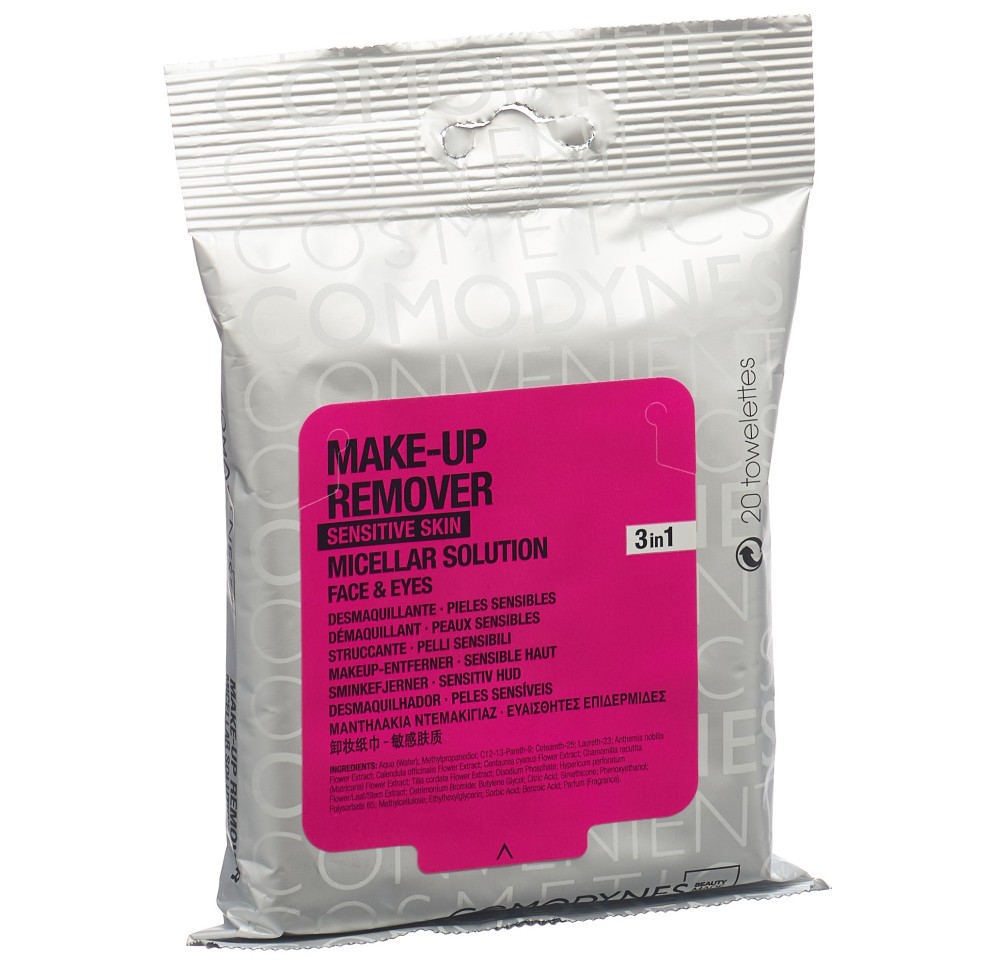 COMODYNES micellar clean lingettes dém 20 pce