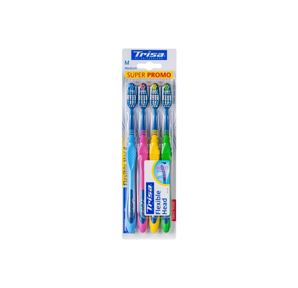 TRISA Flexible Head brosse dents quattro medium
