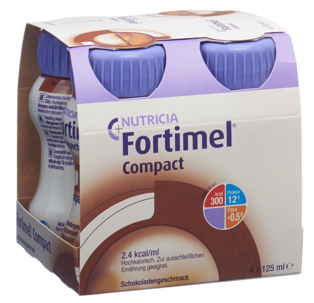 FORTIMEL Compact 2.4 kcal chocolat 4 fl 125 ml