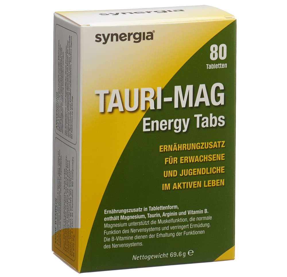 SYNERGIA Tauri Mag energy tabs 80 pce