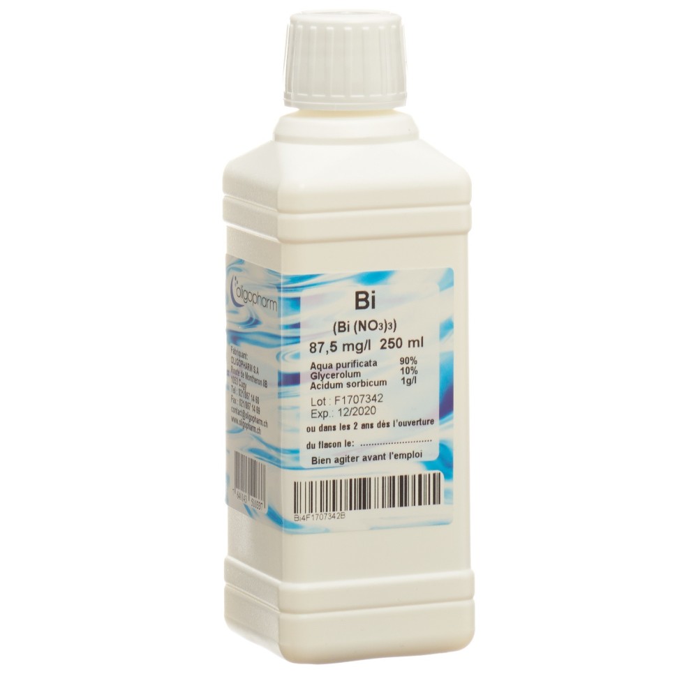 OLIGOPHARM bismuth sol 87.5 mg/l 250 ml