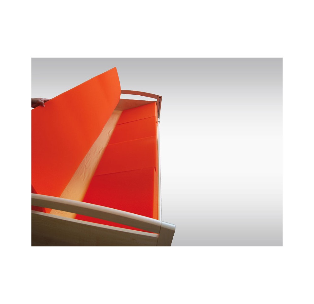 LIGASANO orange couss triangulai 49x49x9/1cm 4 pce