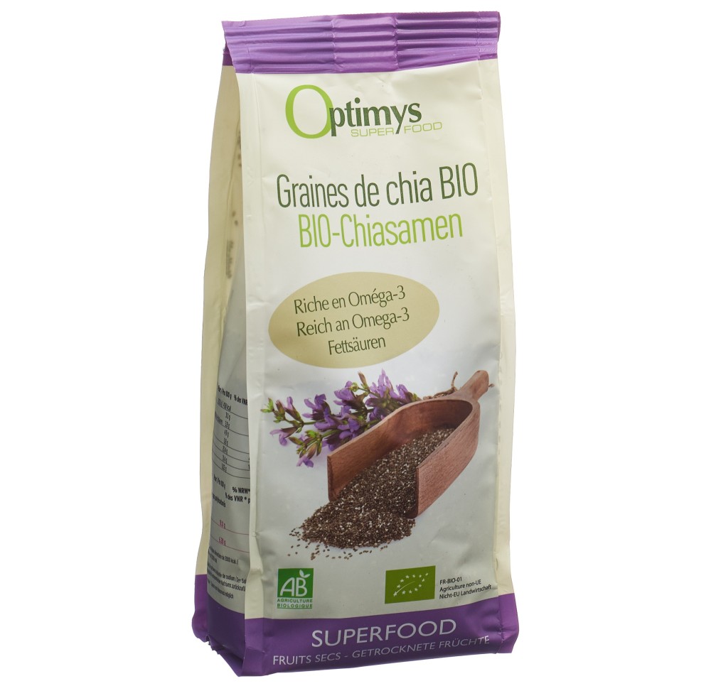 OPTIMYS graines de chia bio 300 g