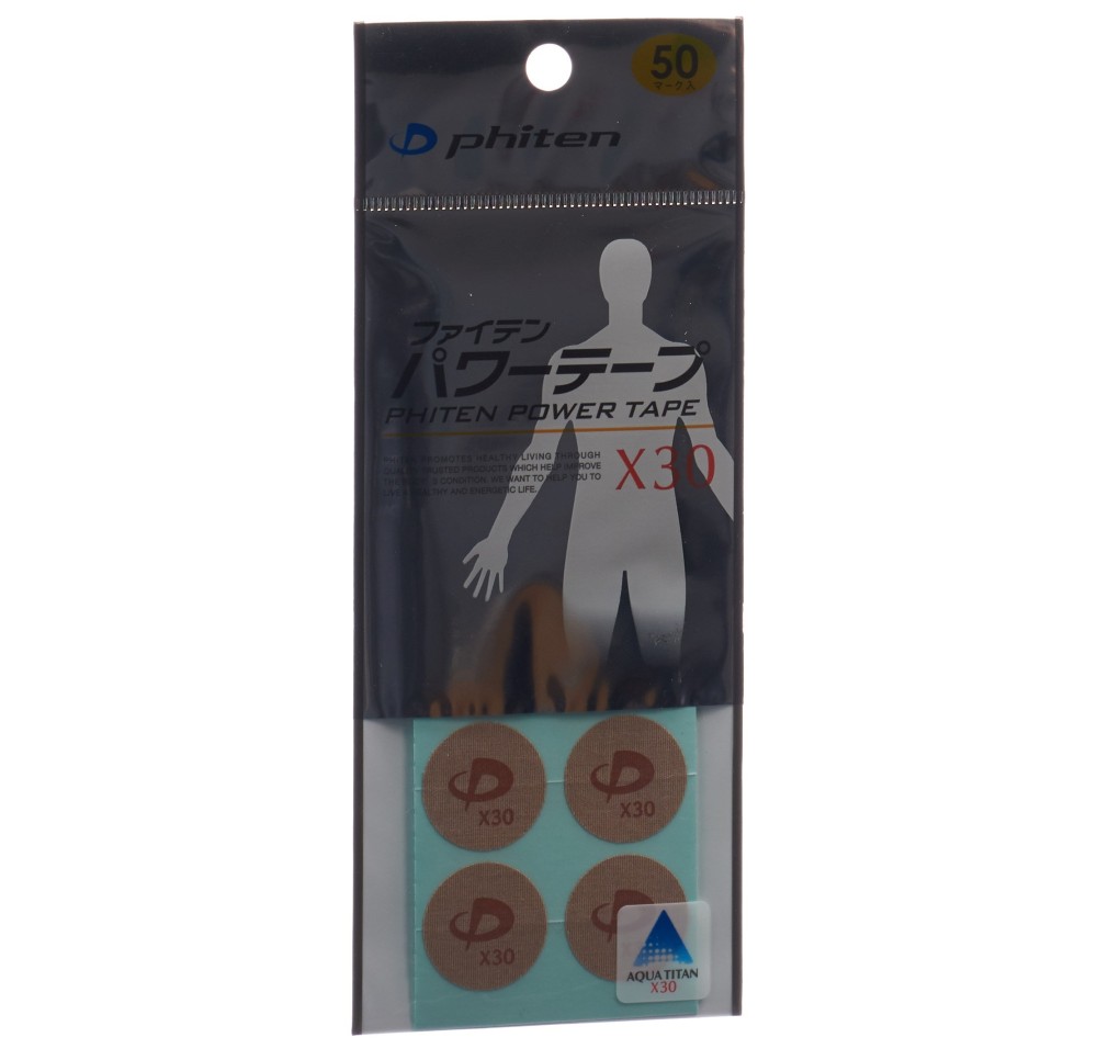PHITEN aquatitan power tapes X30 rond all 50 pce