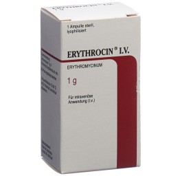 ERYTHROCIN i.v. subst sèche 1000 mg amp