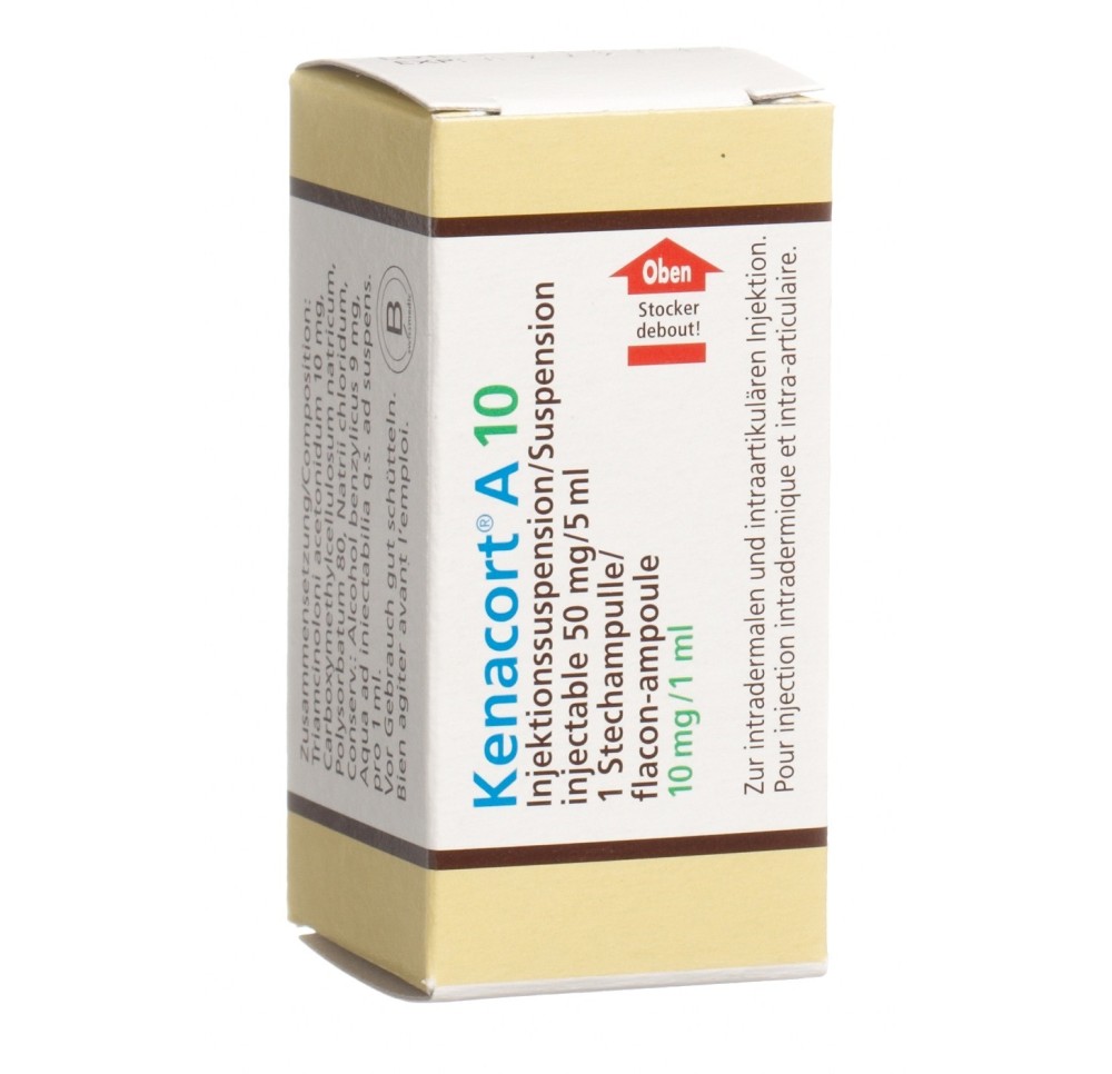 KENACORT A 10 susp inj 50 mg/5ml flac 5 ml