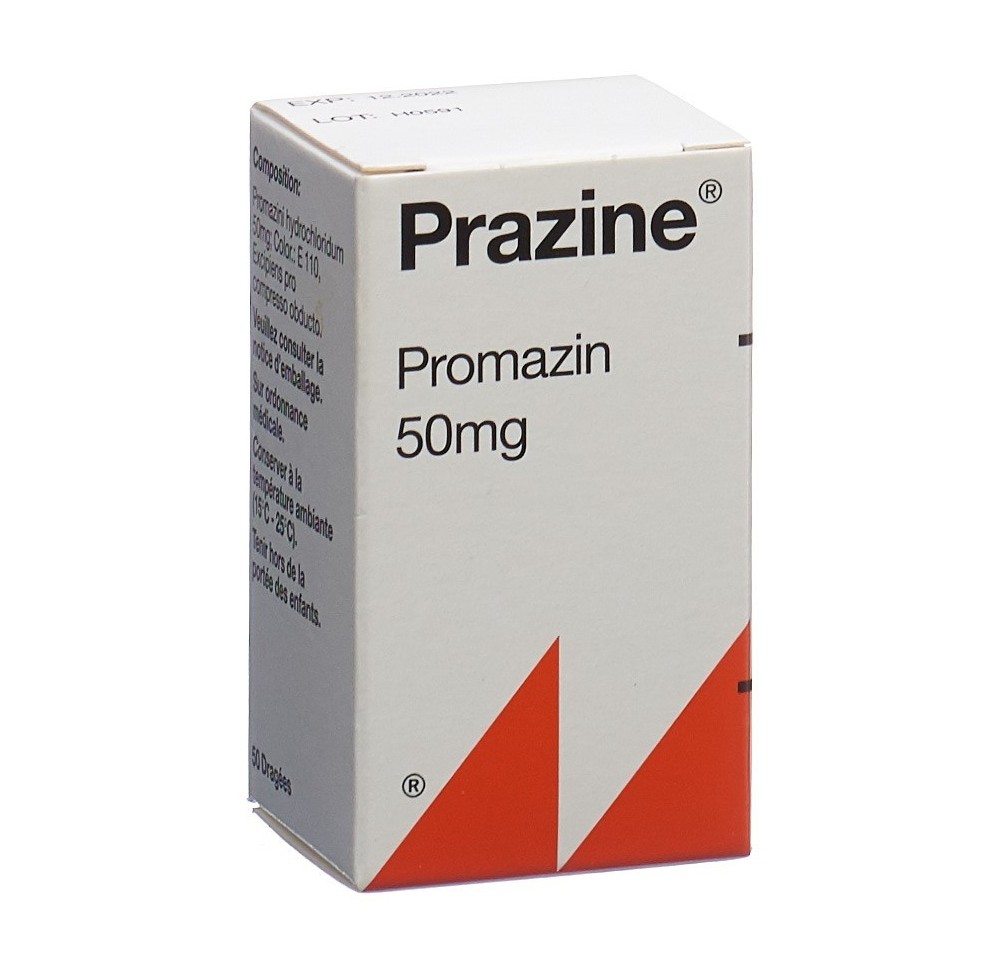 PRAZINE drag 50 mg bte 50 pce