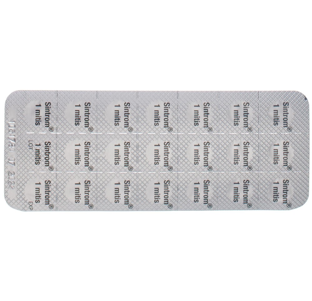 SINTROM 1 mitis cpr 1 mg 1000 pce