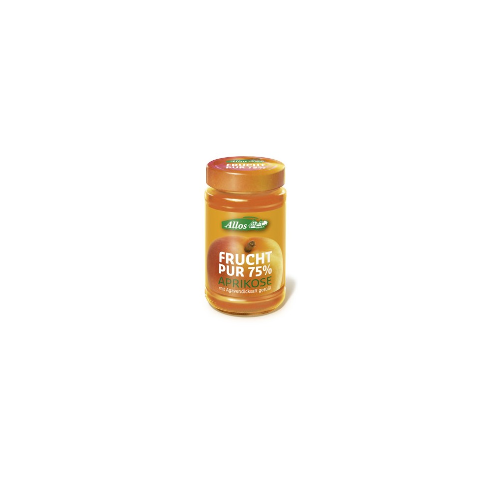 ALLOS Frucht pur confiture 75% abricots bio 250 g