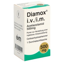 DIAMOX subst sèche 500 mg parentérale flac
