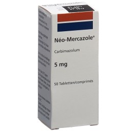 NEO-MERCAZOLE cpr 5 mg bte 50 pce