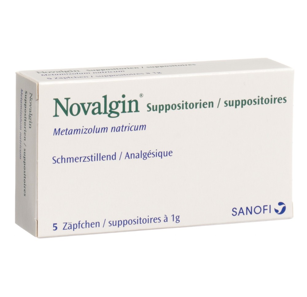 NOVALGIN supp 1 g adult 5 pce