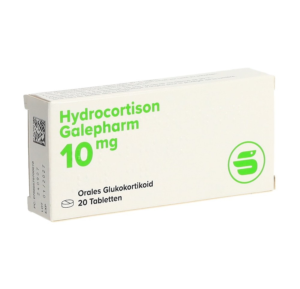 HYDROCORTISONE Galepharm cpr 10 mg 20 pce