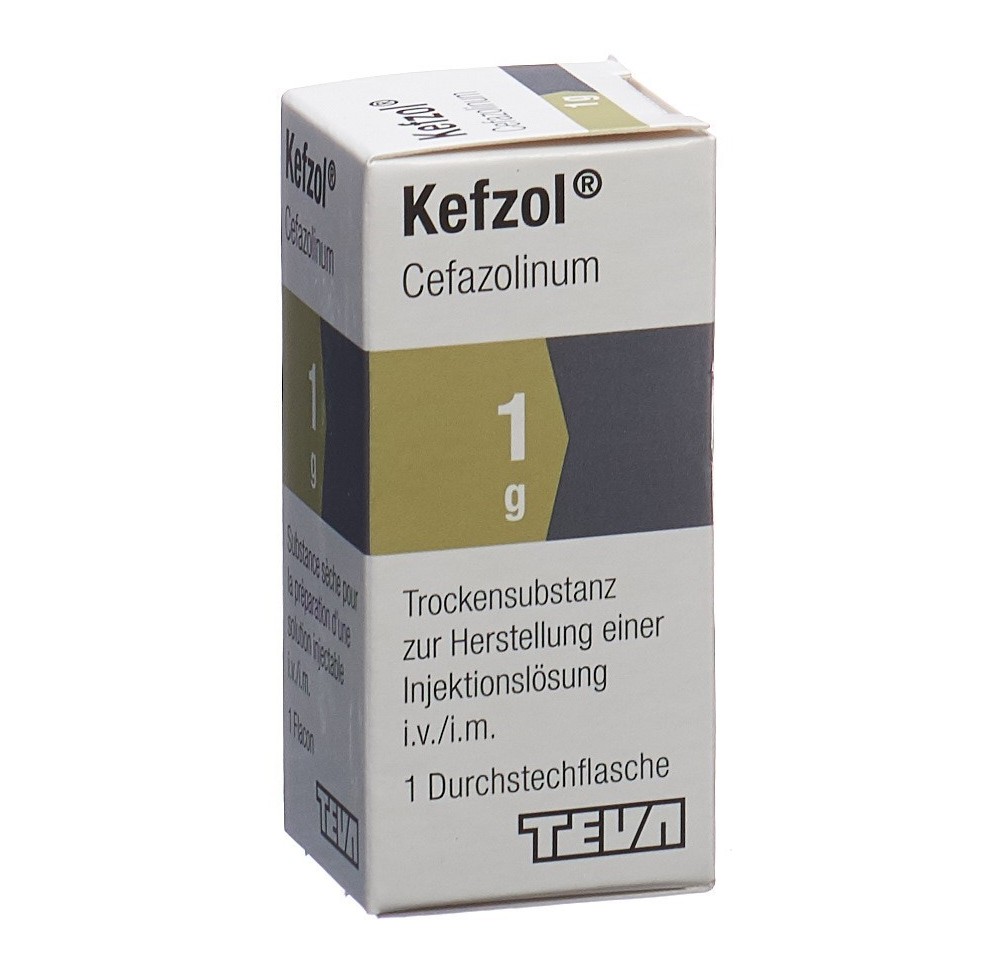KEFZOL subst sèche 1 g flac