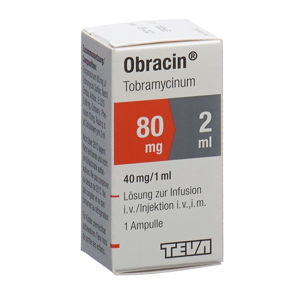 OBRACIN sol inj 80 mg/2ml flac 2 ml