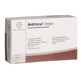 ANDROCUR Depot sol inj 300 mg/3ml i.m. 3 amp 3 ml
